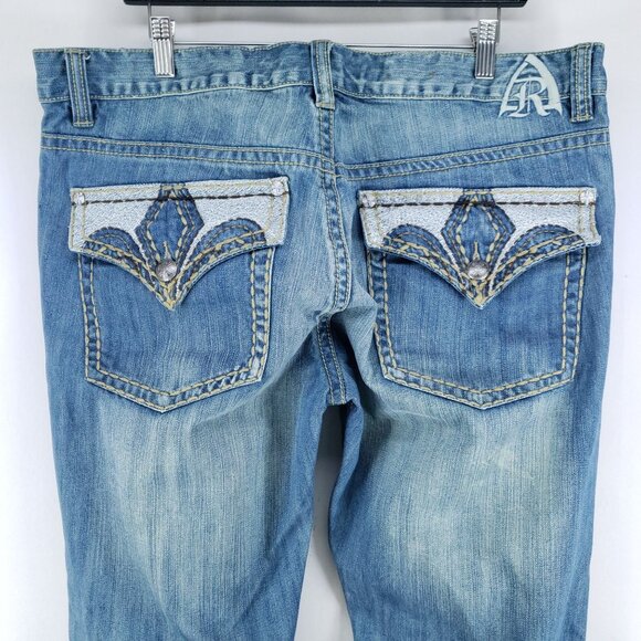 Antique River Relaxed Fit Jeans Men's Size 40x34 Light Wash - Picture 4 of 7